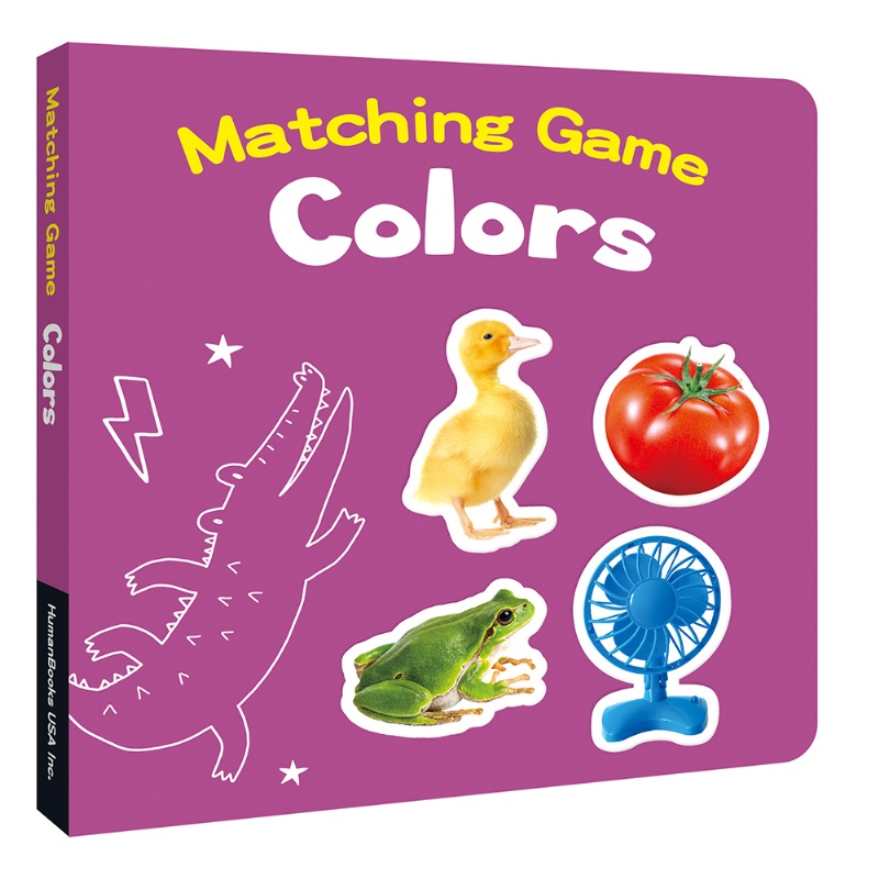 【Matching Game】（6冊套組） 《Colors》《Shapes》 《Daily Life》《Fruit》 《Stuff》《123》 ※附贈《親子互動